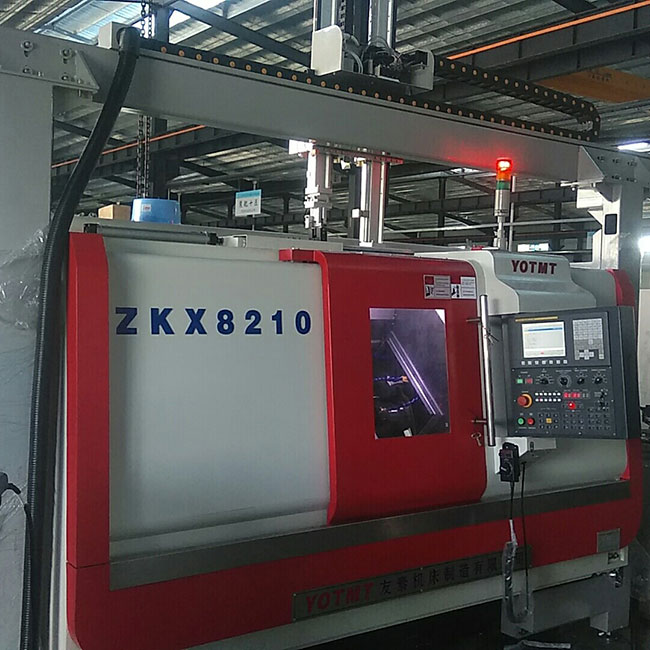 ZKX600铣端面打中心孔机床,斜床身安博体育·（CHINA）官方网站排屑方面